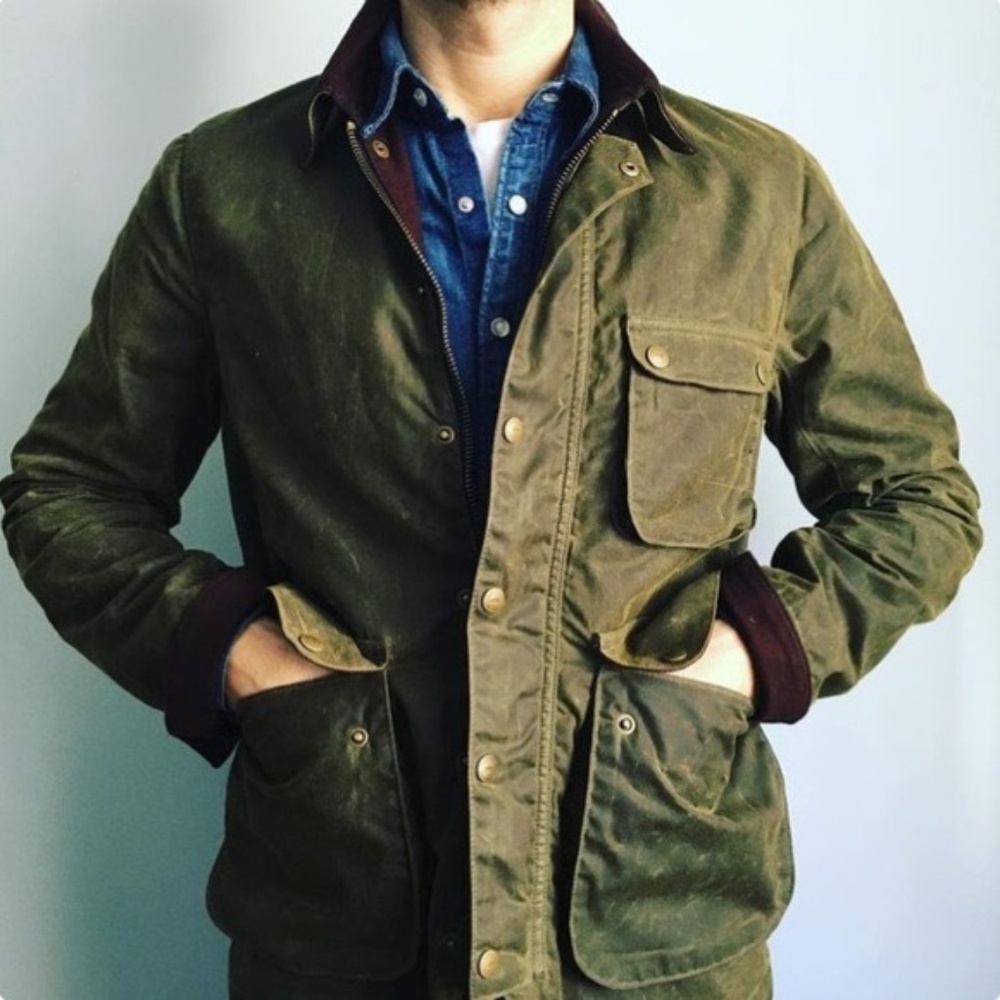 Banana Republic Olive Green Utility Field Jacket - Size Medium